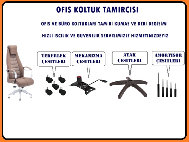 İstanbul Ofis Ve Büro Koltukları Tamiri Bakımı